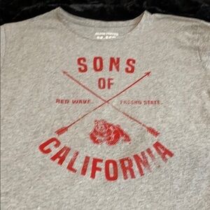 Alma Mater Men's 'Sons Of California'  Recycled Short Sleeve T-Shirt. M